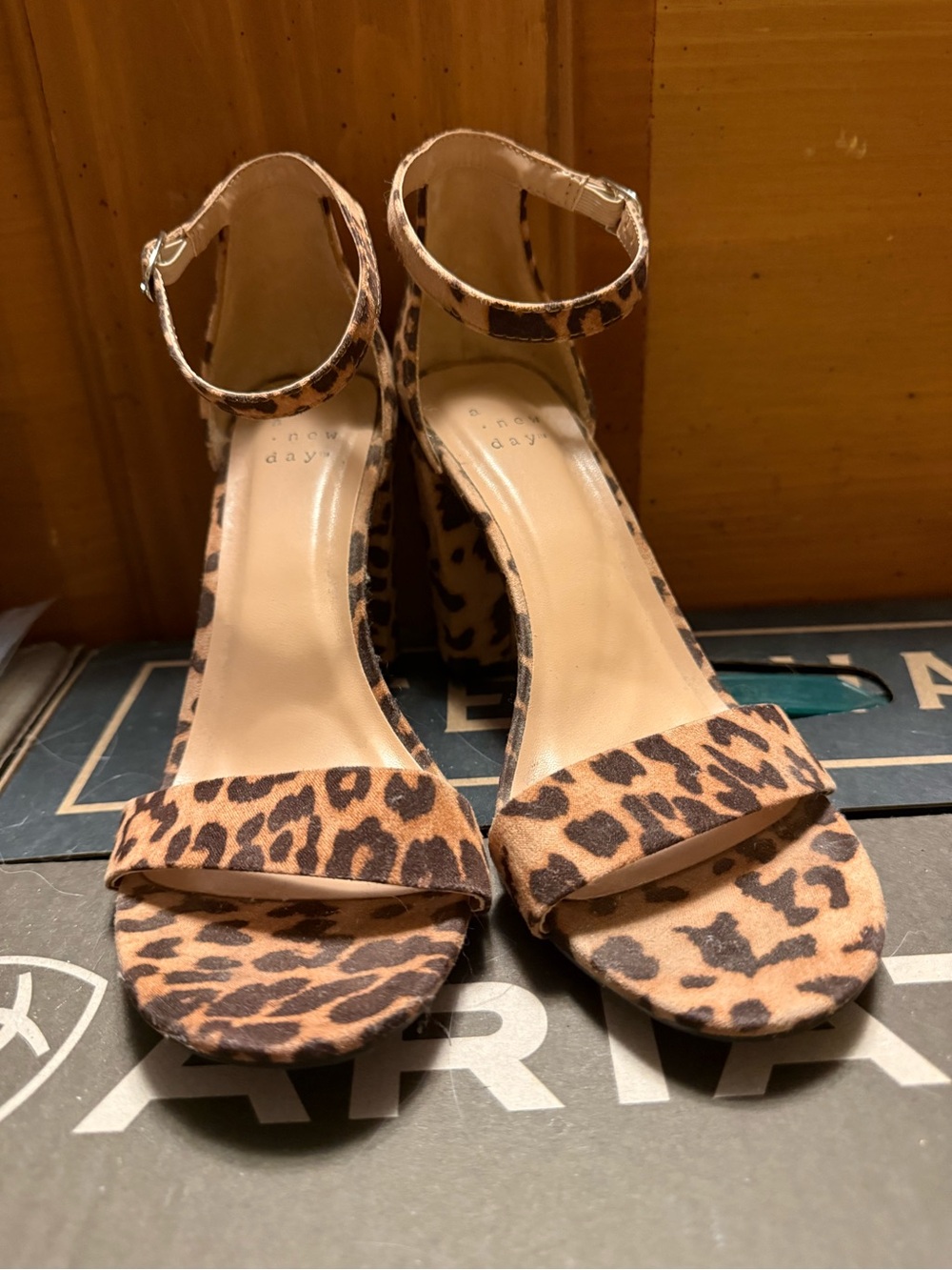 Cheetah print heels